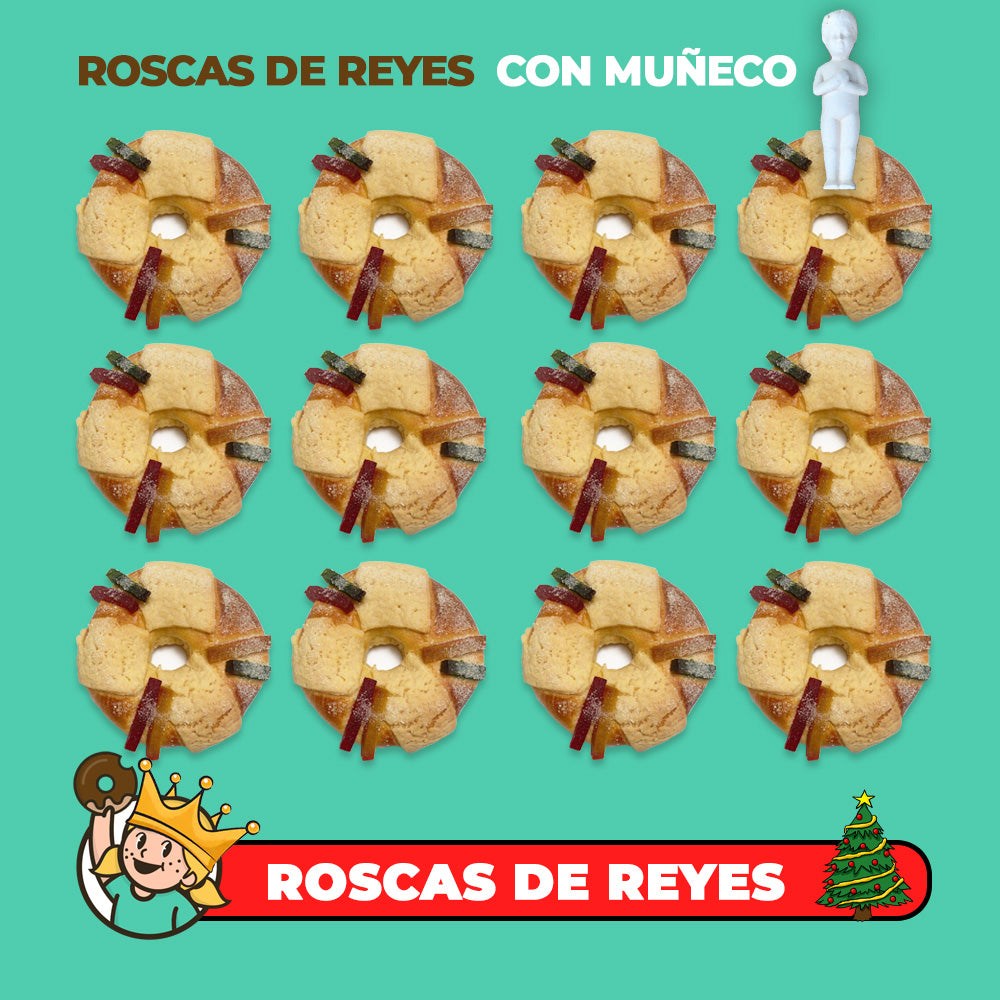 12 Roscas de Reyes - Donas Americanas México